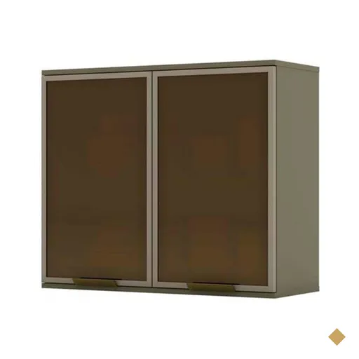 Armário Aéreo Cozinha évelin 2 Portas Duna - Henn