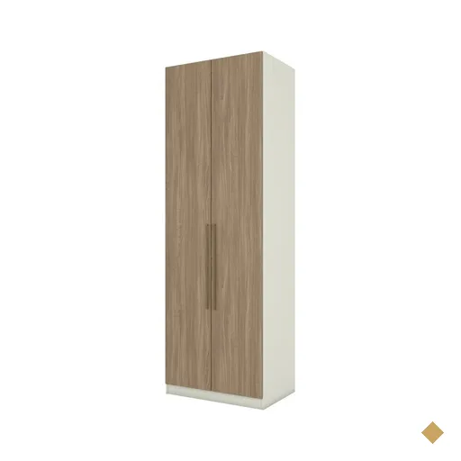 Guarda-Roupa / Roupeiro Solteiro Modulado Predileto 2 Portas Henn MCI08-184 -…