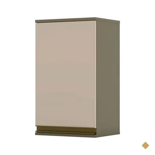 Armário Aéreo Cozinha évelin 1 Porta Henn CI52-35 - Bege