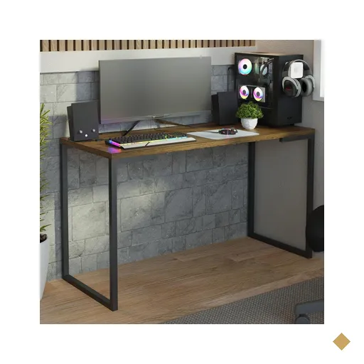 Mesa de Escritório Industrial 120cm Rustic Madesa