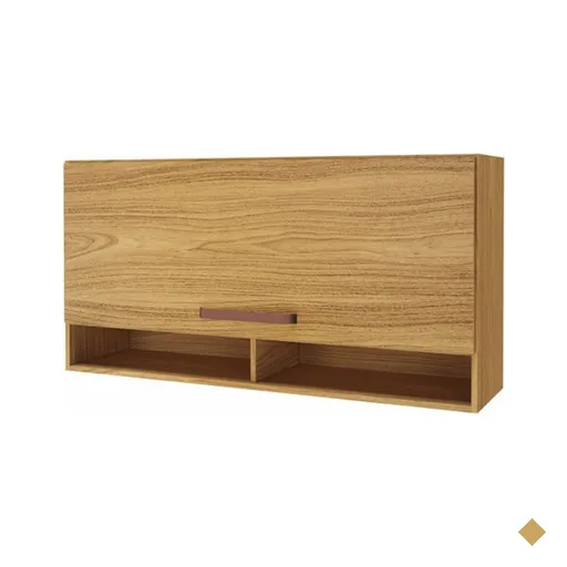Armário Indekes Monza 1 Porta Basico 120 cm - FREIJO