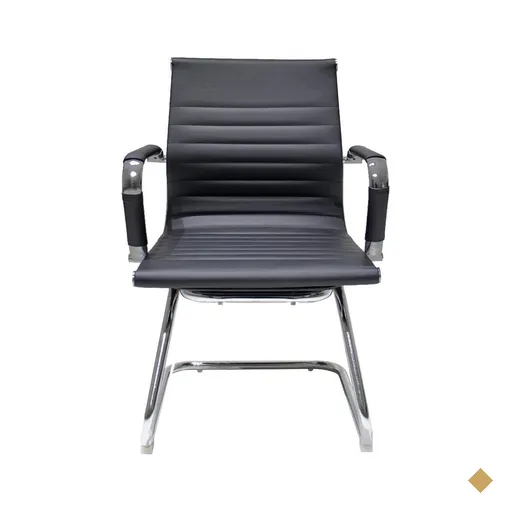 Cadeira De Escritório Fixa Charles Eames Eiffel Preta