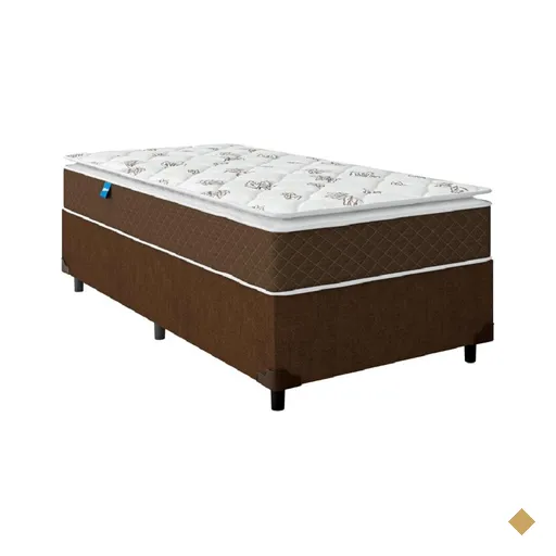 Cama Box Solteiro Colchão Molas Ensacadas Pillow Top Martino 88x188x63cm…