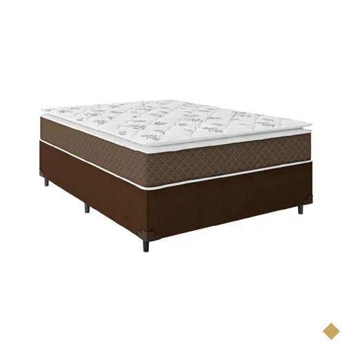 Cama Box Casal Colchão Molas Ensacadas Pillow Top Martino 138x188x63cm…