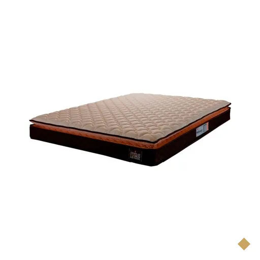 Colchão Casal Espuma D33 Pillow Top Millenium 138x188x19cm Marrom/Branco…