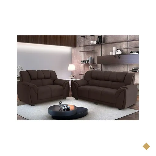Sofa Moscou 3 E 2 Lugares 4075 Parana Marrom