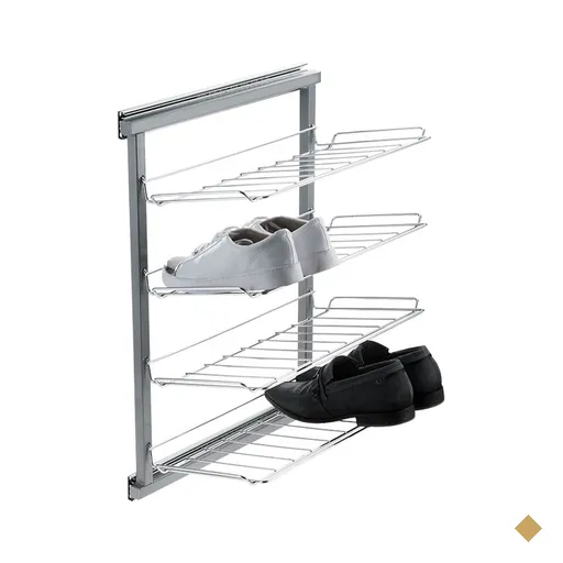 Sapateira Vertical Lateral Grande Deslizante Closet Aramada para Sapatos com…