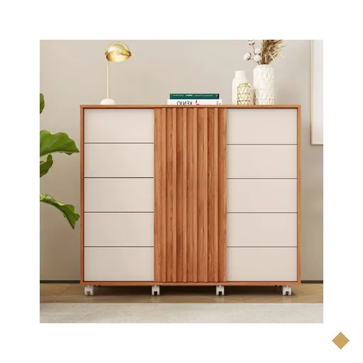 Comoda Caemun Pegasus 2 Portas 5 Gavetas Caemmun Buruti/Fendi - 8001200008-039