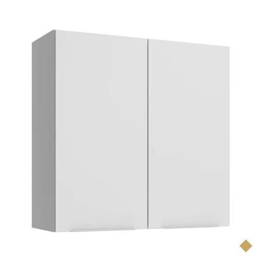Armário Aéreo 70 cm 2 Portas Branco Stella Madesa