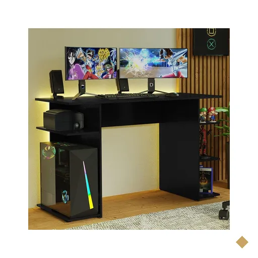 Escrivaninha Mesa para Computador Gamer Preto 9424 Madesa