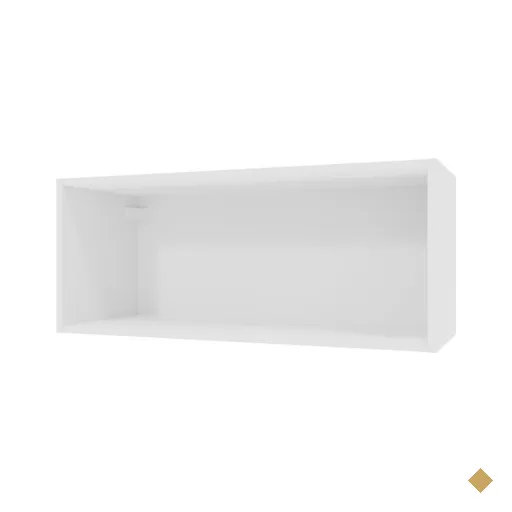 Armário Aéreo 80 cm Nicho Aberto para Cozinhas Lux, Glamy, Agata, Stella…