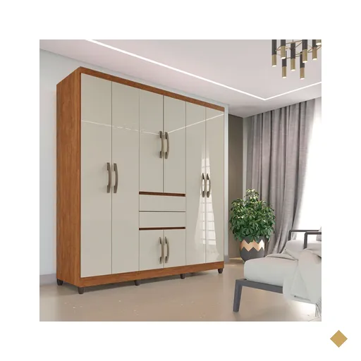 Guarda Roupa IMOP Com 8 Portas Master com Pés