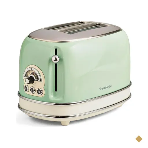 Torradeira Elétrica Ariete Vintage com 6 Níveis de Tostagem Verde - 155