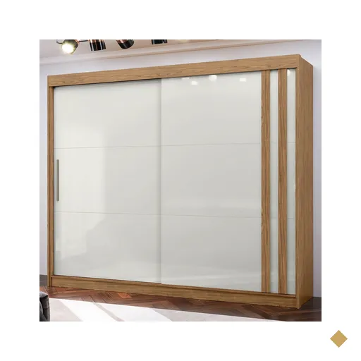 Guarda-Roupa Casal Seul 2 Portas 4 Gavetas