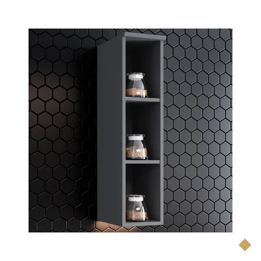 Armário Aéreo Cozinha Americana 100% MDF Branco HP - Henn