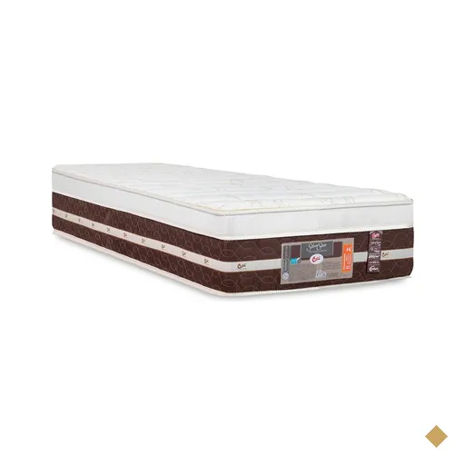 Colchão Castor Solteiro Silver Star Air One Face Híbrido 100x200x32cm