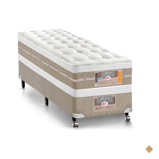 Cama Box + Colchão Castor Solteiro Silver Star Air Double Face Pocket…