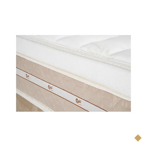 Cama Box + Colchão Castor Solteiro Silver Star Air One Face Pocket 120x203x59cm