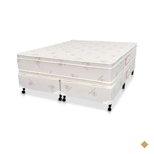 Cama Box + Colchão Castor Queen Hotel Collection Fire Retardant Double Face…