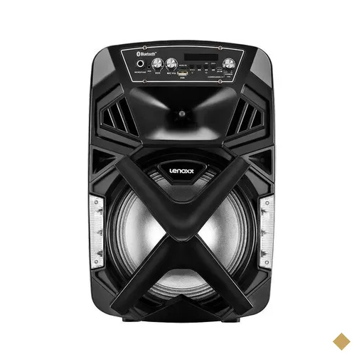 Caixa Amplificada Lenoxx, Bluetooth, 150 Watts RMS, Preto - CA101