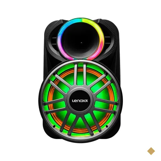 Caixa Amplificada Lenoxx, Bluetooth, 600 Watts RMS, Preto - LCA12