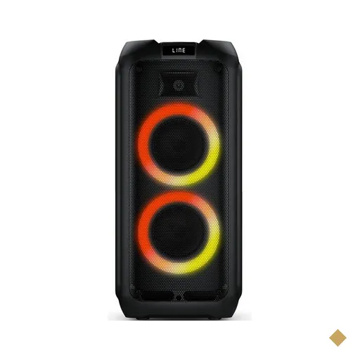 Caixa de Som Philips Party Speaker, 1300 W RMS, Bluetooth, Karaokê - TAX4209