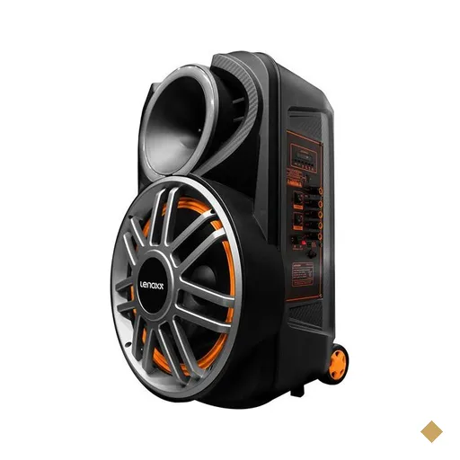 Caixa Amplificada Lenoxx, Bluetooth, 900 Watts RMS, Preto - LCA15