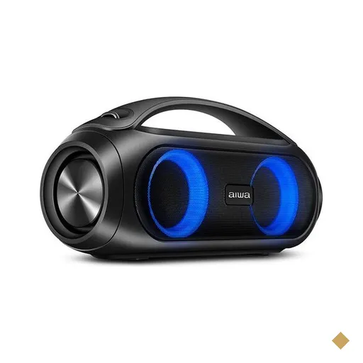 Caixa de Som Aiwa, 50W, Bluetooth 5.0, Luzes Multicores - AWS-BBS-02