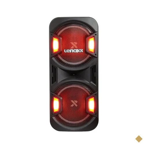Torre de Som Lenoxx, Bluetooth, 1600 Watts, Preto - LTS12