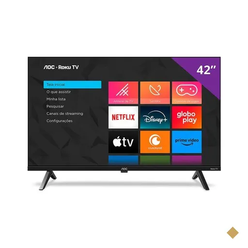 Smart TV AOC 42'', Full HD, Dolby Audio, Roku TV