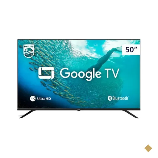 Smart TV Philips 50'' 4K UHD, Google TV, Dolby Audio