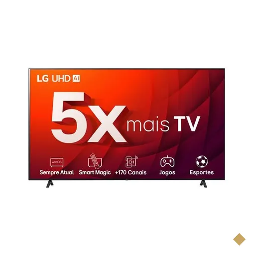 Smart TV 50'' 4K LG UHD ThinQ AI, Alexa, Google Assistente