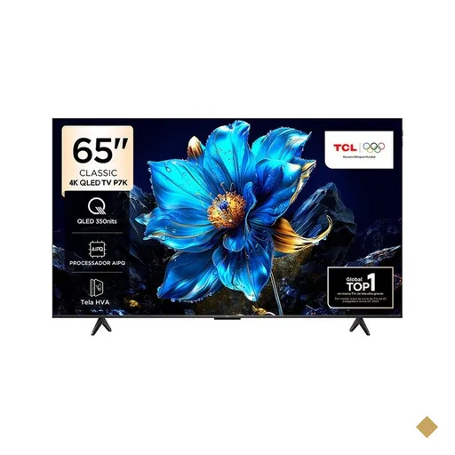 Smart TV 65'' TCL, 4K UHD, QLED, Google TV - 65P7K