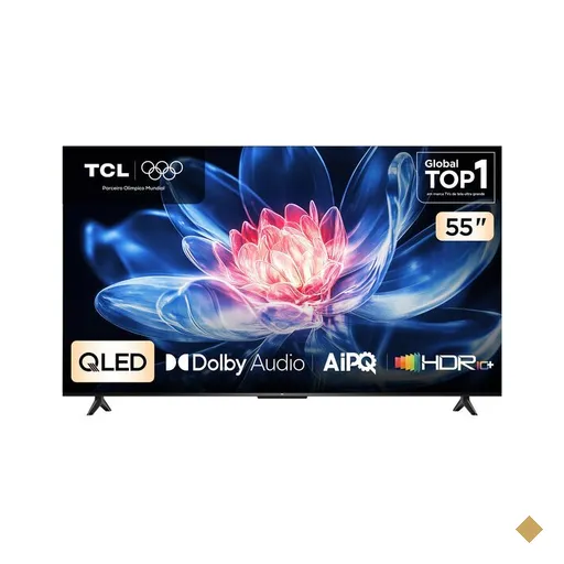 Smart TV TCL 55'', 4K UHD, QLED, Google TV - 55T6C