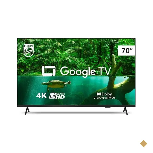 Smart TV Philips 70'', 4K UHD, Google TV, Dolby Atmos