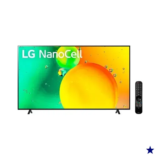 Smart TV LG 75” 4K NanoCell, Geforce Now, ThinQAI, Google, Alexa