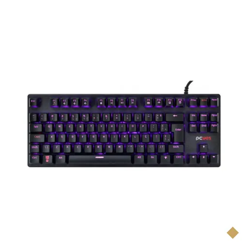 Teclado Gamer Mecanico Pcyes Outemu Com Led 7 Cores Usb