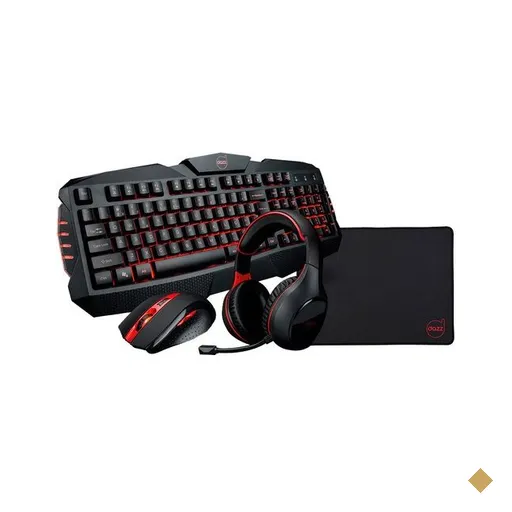 Kit Gamer Dazz Arsenal, Combo 4 em 1