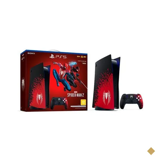 Playstation 5 Sony, 825GB, 1 Controle S/ Fio Spider Man 2 Marvel Edição…