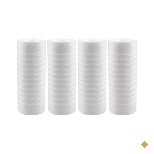 Kit 4 Refis Ranhurados de Reposição 7" Melt Blown para Filtro de Máquina de…