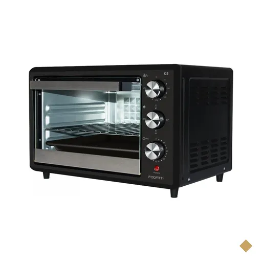 Forno El&eacute;trico de Bancada 25 Litros Fogatti Black i25