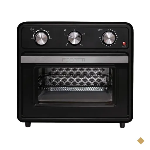 Forno Fryer Elétrico Fogatti 30 Litros Preto 220V
