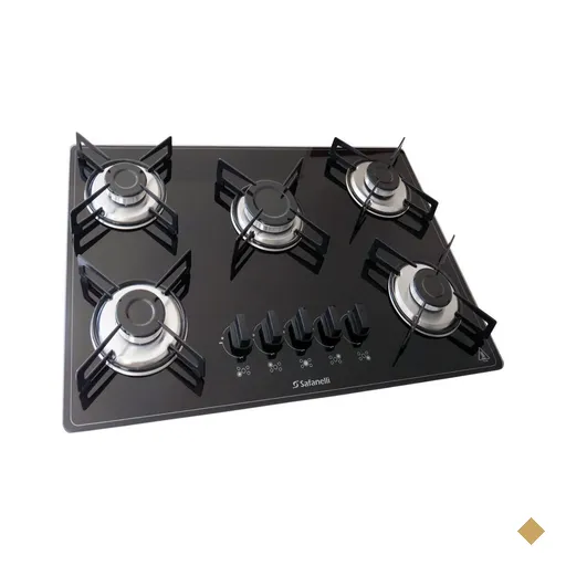 Fogão Cooktop 5 Bocas Semplice Safanelli