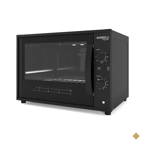 Forno Fogatti Elétrico Bancada Top 60 Litros - Black