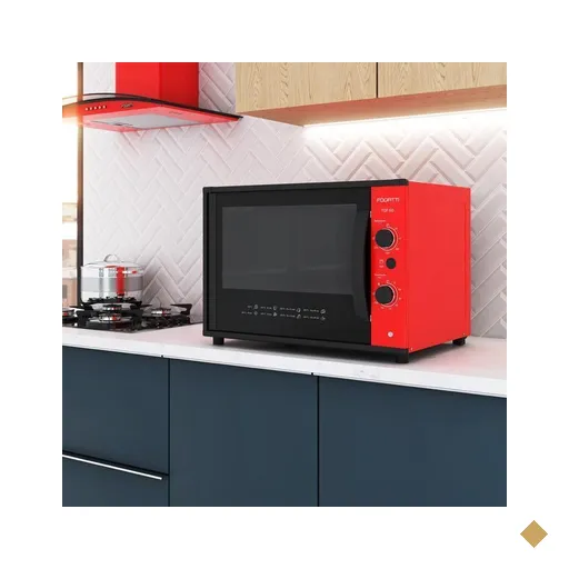 Forno Elétrico de Bancada Top 60 Fogatti Vermelho - 110V
