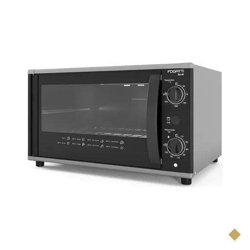 Forno Elétrico Para Bancada 48 Litros Fogatti Top 48 Black