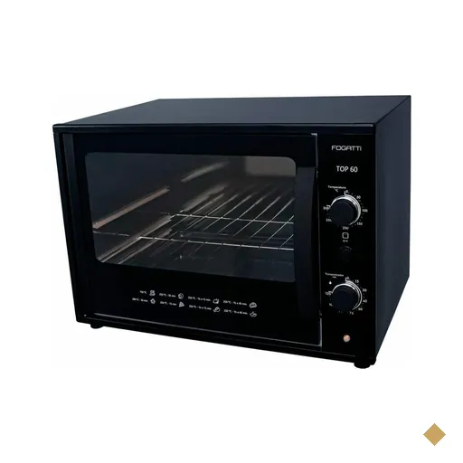 Forno Elétrico Top60 De Bancada 60 Litros Fogatti - Preto