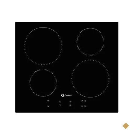 Cooktop de Indução 4 Bocas Gallant Vitrocerâmico Painel Touch Screen Preto…