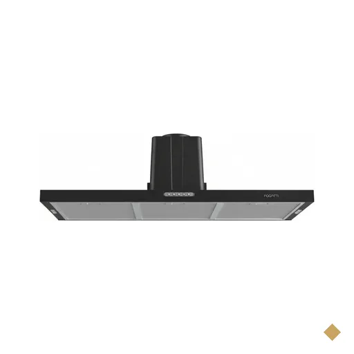 Depurador Fogatti Compact New Embutir Black 90 Cm