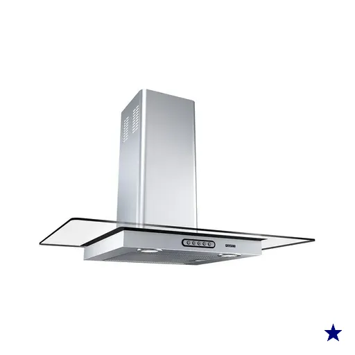 Coifa de Parede 75cm Vidro Reto Duto Slim Fogatti - 220V